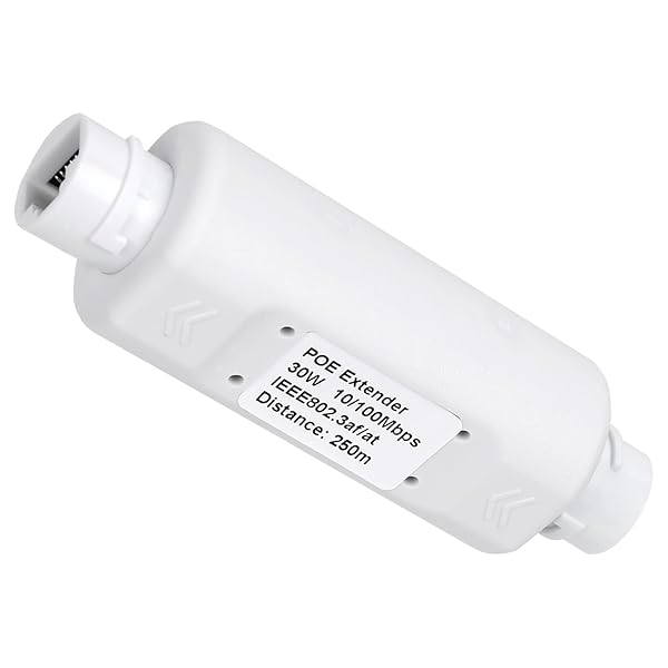 PoE エクステンダー IP67 防水、最大 15W 出力 Poe リピータ 屋外距離最大 250m、IEEE802.3af/at 準拠、PoE カメラ/AP/VoIP 電話用プラグアンドプレイ (WPOE6002)