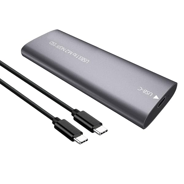 M.2 SSD 外付けケース m2 ssd ケース NVMe プロトコル対応 Type-C M.2 からUSB3.1 大容量 高性能チップ 10Gbps高速データ転送 2230/2242/2260/2280 SSD対応 Windows/Mac OS