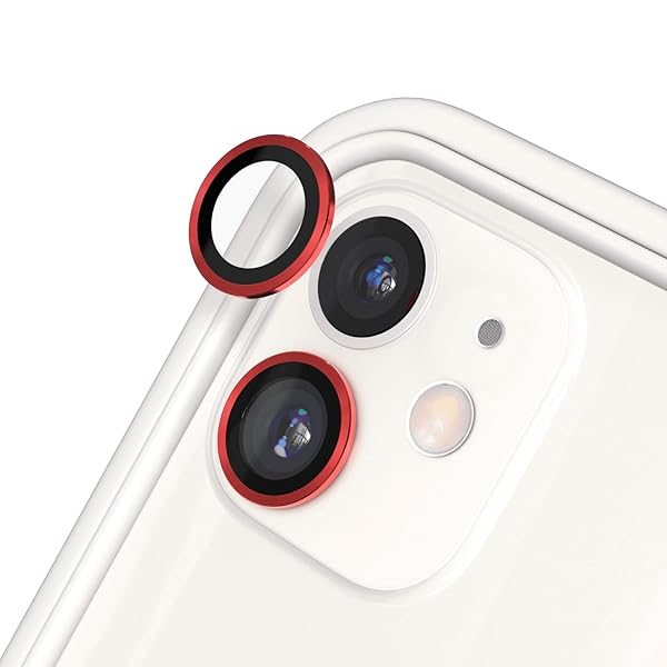 [iPhone 12 / 12 mini / 11] 用 カメラ レンズ 強化 ガラス 保護 フィルム カメラカバー 硬度9H 耐衝撃..