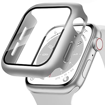 対応 Apple Watch ケース Series 9/8/7/6/5/4/SE2/SE 40mm PC素材 強化ガラス アップルウォッチ 保護カバー 超薄型 高耐久 耐衝撃 高透過率 指紋防止 対応 Apple Watch カバー 全面保護 シルバ 対応 Apple Watch ケース Series 9/8/7/6/5/4/SE2/SE 40mm PC素材 強化ガラス アップルウォッチ 保護カバー 超薄型 高耐久 耐衝撃 高透過率 指紋防止 対応 Apple Watch カバー 全面保護 シルバ