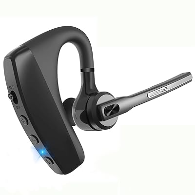 Bluetooth ヘッドセット Bluetooth 5.0 イヤホン マイク内蔵 日本技適マーク取得品 イギリス輸入CSRチップ 耳掛け型 ノイズキャンセリング ハンズフリー通話 バッテリー 左右耳兼用 快適装着 ビジネス 受話器が回転できる 各種