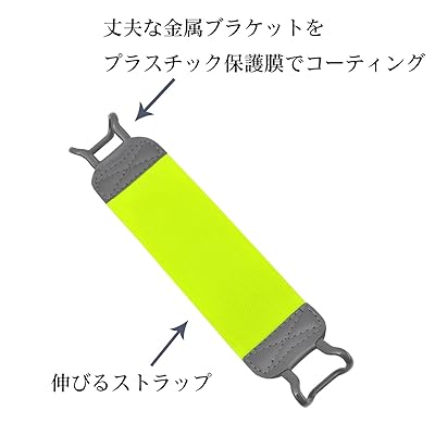 タブレット用安全ハンドストラップ - iPad, iPad 9 & 8 & 7, iPad Air 5, iPad Mini 6 - iPad Pro 9.7 " - Galaxy Tab & Note - Google Nexus (きみどり)