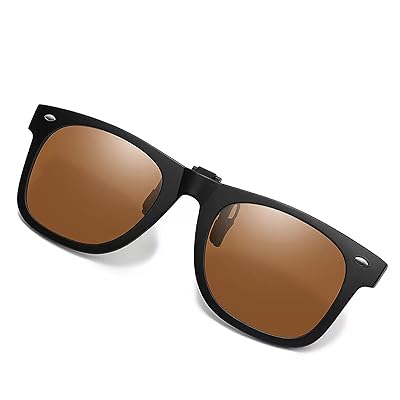 クリップオン サングラス 眼鏡の上から メガネにつける 前掛け 跳ね上げ式 偏光 UVカット 超軽量 固定タイプ メンズ レディース スポーツ ドライブ 野球 自転車 釣り ランニング 運転用