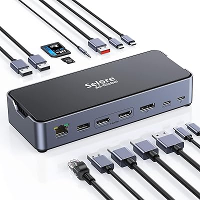 USB C ドッキングステーション type c Dock 3画面モード トリプルディスプレイ対応 87W出力 デュアル 4..