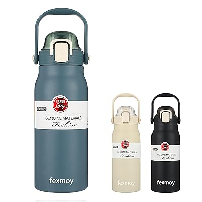 水筒 1.3リットル ステンレス 真空断熱 保温保冷 魔法瓶 直飲み 広口 ウォーターボトル 大容量 ステン..