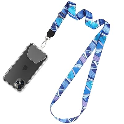 スマホストラップ 携帯ストラップ ネックストラップ スマホ 首掛け ショルダーストラップ 長さ調整可能..