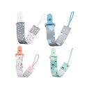 おしゃぶりホルダ ベビーおしゃぶりクリップ おしゃぶりアンチドロップチェーン かわいい おしゃぶりアンチドロップストラップ 新生児 おしゃぶりチェーン 4個 セット おもちゃ おしゃぶり クリップ おもちゃホルダー 落下防止 トイストラップ