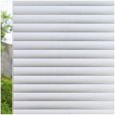 窓用フィルム 目隠しシート 窓ガラスフィルム 紫外線カット ブラインド風プライバシーガラスフィルム 何度でも貼り直せる90x200cm のりなし DIY 038