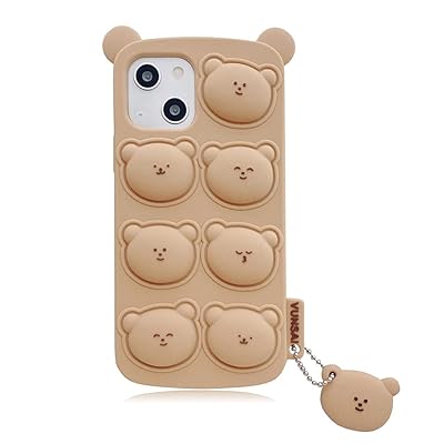 iPhone13 ケース / iPhone14 ケース シリコン かわいい キャラクター くまちゃん 立体効果 耐衝撃 傷防止 レンズ保護 ソフト 携帯カバー アイフォン13/14 用 ケース (iPhone13/iPhone14 6.1") iPhone13 ケース / iPhone14 ケース シリコン かわいい キャラクター くまちゃん 立体効果 耐衝撃 傷防止 レンズ保護 ソフト 携帯カバー アイフォン13/14 用 ケース (iPhone13/iPhone14 6.1")