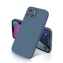 iphone 13 ケース シリコン 耐衝撃 滑り止め スマホケース 米軍MIL規格 SGS認証 指紋防止 カバー アイホン 13 ケース 衝撃吸収 カメラ保護 携帯ケース ソフト 薄型 ワイヤレス充電対応 13ケース 6.1インチ用(ブルー)