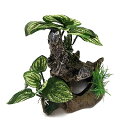 水族館の飾り物 魚飼育用の水槽の飾り生息地造園 植物 樹脂サンケン木材 隠れ家