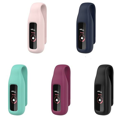 Clip for Fitbit Luxe クリップホルダーケース交換用ソフトシリコンストラップアクセサリー(5Pack) Clip for Fitbit Luxe クリップホルダーケース交換用ソフトシリコンストラップアクセサリー(5Pack)