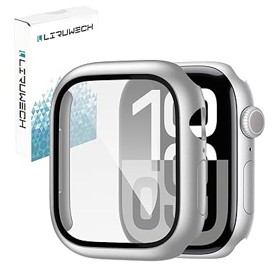 for Apple Watch 10ケース 42mm アップルウォッチ10保護カバー ガラスフィルム 一体型 アップルウォッチ シリーズ10対応 PC素材 耐衝撃 タッチ感良好 衝撃吸収 防塵 Apple Watch 10アクセサリー Apple W
