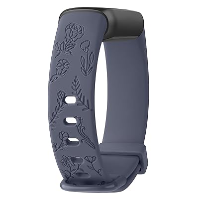 花模様 バンド for Fitbit Luxe バンド ベルト 交換ベルト 柔らかいシリコン スポーツバンド 防水防汗 ..