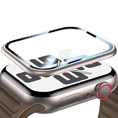 for Apple Watch 保護フィルム 40mm/41mm/44mm/45mm アップルウォッチ 液晶保護 フィルム Series 9/8/7/6/5/4/se対応 画面保護 キズ防止 高透過率 気泡なし 指紋防止 取扱簡単 9H硬度ガラス (
