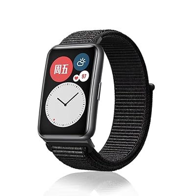Rosok HUAWEI Watch FIT/Huawei Watch Fit New/Huawei Watch Fit Elegant/Huawei Watch Fit Special Edition 対応 ナイロンバンド ベルクロバンド 軽量 柔 Rosok HUAWEI Watch FIT/Huawei Watch Fit New/Huawei Watch Fit Elegant/Huawei Watch Fit Special Edition 対応 ナイロンバンド ベルクロバンド 軽量 柔