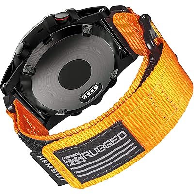 Hemsut ガーミン ベルト ガーミンウォッチ ナイロンスポーツバンド Fēnix/Forerunner/Approach/MARQ/Quatix/D2/Instinct/Enduro/Tactixシリーズ用 アップグレードされたコネクタ ガーミン