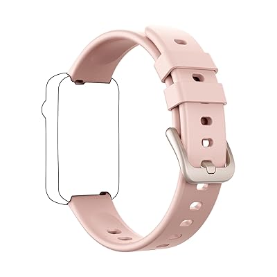 スマートウォッチ Lynn2 交換用バンド 幅16mm通用 男女兼用 手首周り 最大22CM 最小13CM 調整可能(Pink)