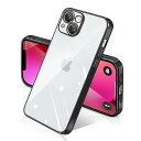 iphone 13mini ケース クリア メッキ加工 耐衝撃 薄型 カバー アイホン 13ミニ ケース 米軍MIL規格 SGS認証 TPU 透明な背面 スマホケース 衝撃吸収 ソフトケース 指紋防止 滑り止め 黄変防止 ストラップホール付き カメラ