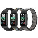 交換用ナイロンバンド 対応Amazfit Band 7,レディース メンズ キッズ 調節可能 ソフト 快適 ナイロン スポーツ リストバンド Amazfit B...