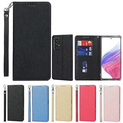 Galaxy A53 5G ケース ギャラクシー A53 5G SC-53C SCG15 ケース 手帳型 Samsung A53 5G caseストラップ付き PU皮革 明るい色 内蔵マグネット 携帯カバー カードポケット スタンド機能 便利 ブラッ Galaxy A53 5G ケース ギャラクシー A53 5G SC-53C SCG15 ケース 手帳型 Samsung A53 5G caseストラップ付き PU皮革 明るい色 内蔵マグネット 携帯カバー カードポケット スタンド機能 便利 ブラッ