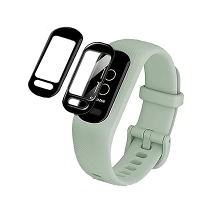 [2 枚] Zshion 液晶保護フィルム Garmin vivosmart 5 用 PET 素材 超薄型 高透過率 気泡ゼロ 反射防止 指紋防止 3D全面保護 Garmin vivosmart 5専用保護フィルム [ブラック]