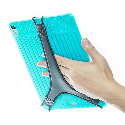 ハンドストラップホルダー 指グリップ タブレット用 - i Pad Air/i Pad Pro 9.7インチ / i Pad 9.7インチ / Sam sung Galaxy Tab 10.1インチ / Tab 4 10.1インチ / Tab Pro ハンドストラップホルダー 指グリップ タブレット用 - i Pad Air/i Pad Pro 9.7インチ / i Pad 9.7インチ / Sam sung Galaxy Tab 10.1インチ / Tab 4 10.1インチ / Tab Pro