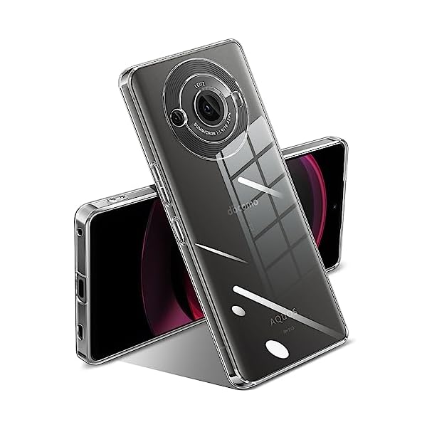樂天商城 - AQUOS R8 Pro ケース クリア 耐衝撃 アクオス R8 Pro SH-51D 透明 カバー 衝撃吸収 可愛い 柔らかい