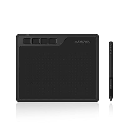 ペンタブ S620 6.5x4インチ 板タブ 筆圧8192レベル 4つショートカットキー 充電不要ペン Windows/mac/Android対応 イラスト デザイン クリスタ オンライン授業 初心者 ペンタブレット