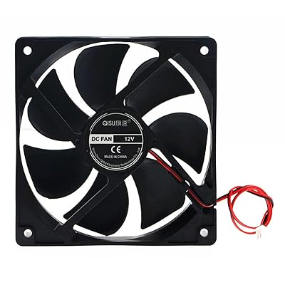 冷却ファン1個 静音 2 ピン ブラシレス 12cm ファン 120mm X 120mm X 25mm PCファン CPUクーラー CPUフ..