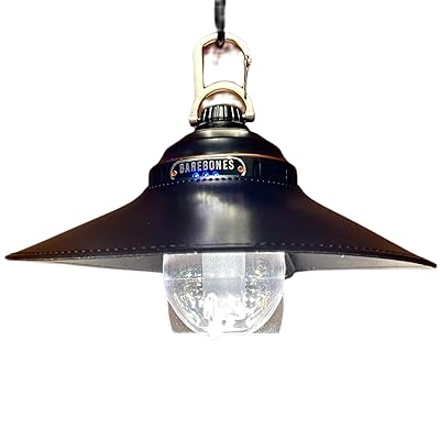 ランタンシェード LED ライト ランタン キャンプ アウトドア ビーコンライト ベアボーンズ (黒)