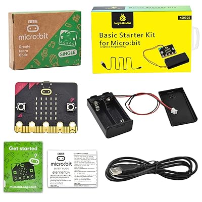 BBC Micro:bit V2.21（マイクロビット）Microbitスターターキット 電子部品 キット 電子プログラミング セット