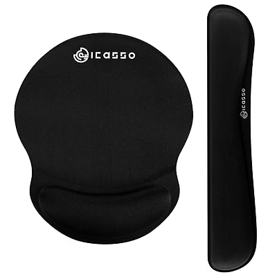 マウスパッド リストレスト一体型 防水 26×21cm パームレスト ゲーミングマウスパッド おしゃれ 低反発 滑り止め オフィス/ホーム用 男女兼用(ブラック) マウスパッド リストレスト一体型 防水 26×21cm パームレスト ゲーミングマウスパッド おしゃれ 低反発 滑り止め オフィス/ホーム用 男女兼用(ブラック)