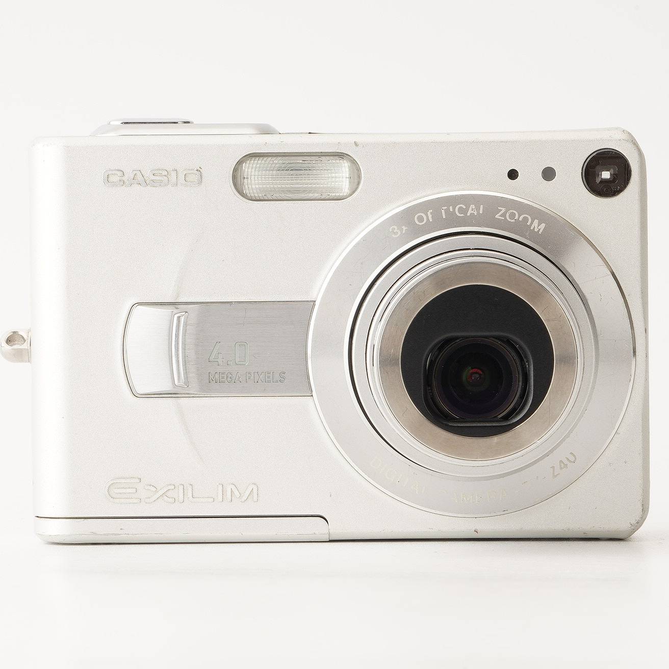 カシオ Casio EXILIM EX-Z40 シルバー 3x 光学ズーム
