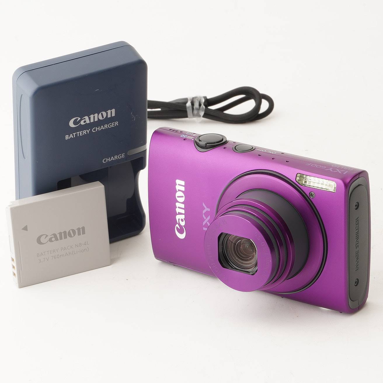 良品★Canon IXY DIGITAL 600F パープル★取説付 #597 良品☆Canon IXY DIGITAL 600F パープル☆取説付 #597 キヤノン IXY