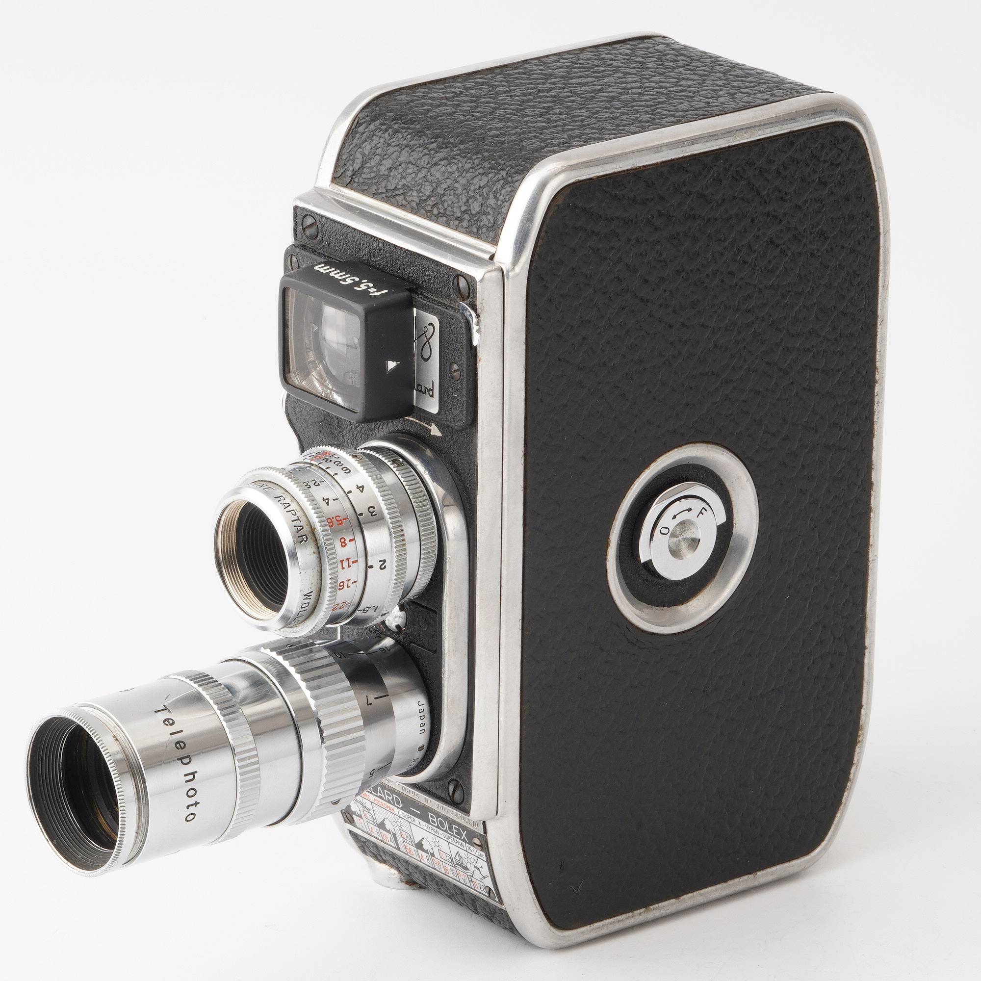 Paillard BOLEX B8 / 13mm F1.9 / Telephoto TELESAR F1.9