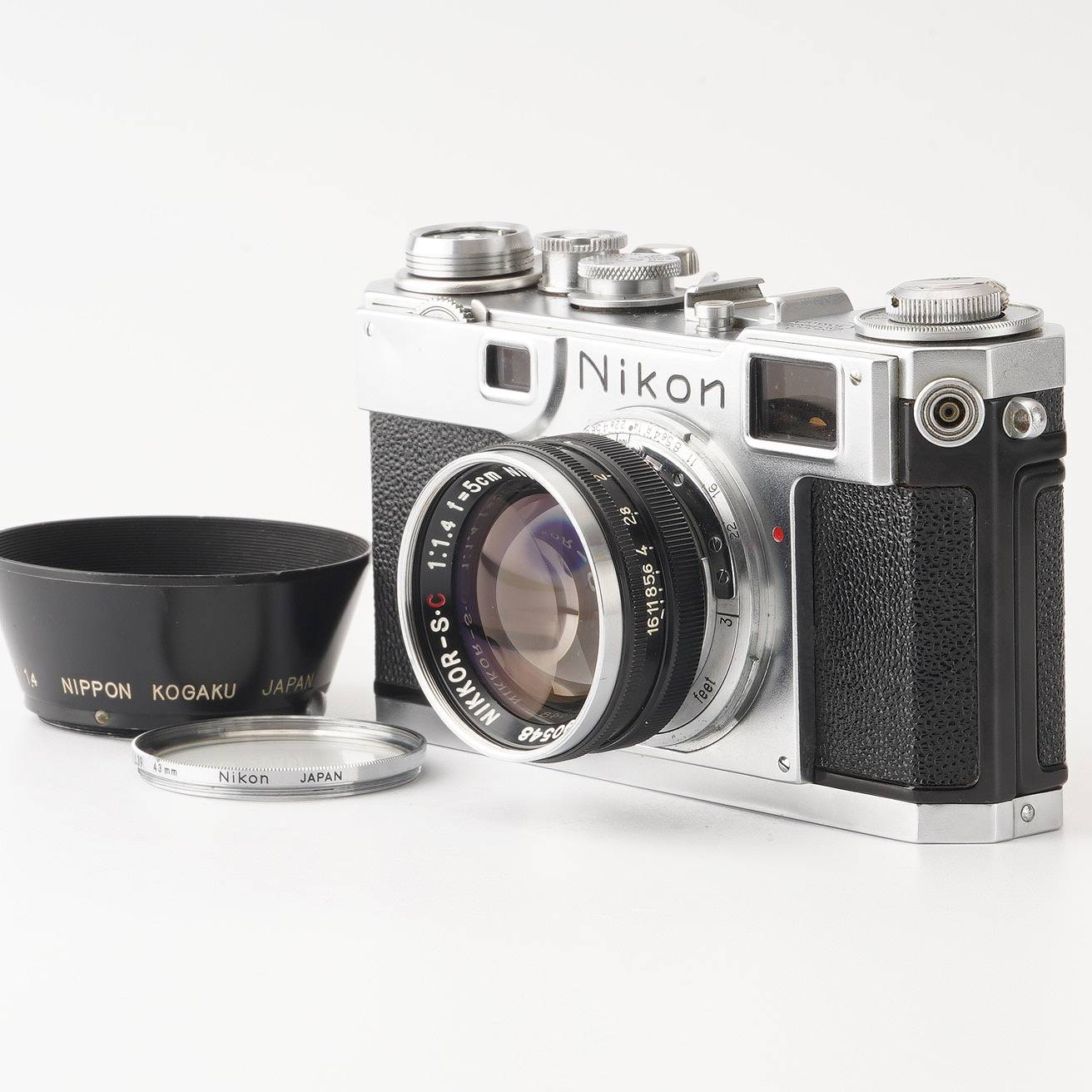 ニコン Nikon S2 レンジファインダー / Nippon Kogaku NIKKOR S C 5cm 50mm F1.4