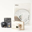 ニコン Nikon COOLPIX S6300 エレガントゴールド / Nikkor 10x Wide Optical Zoom ED VR