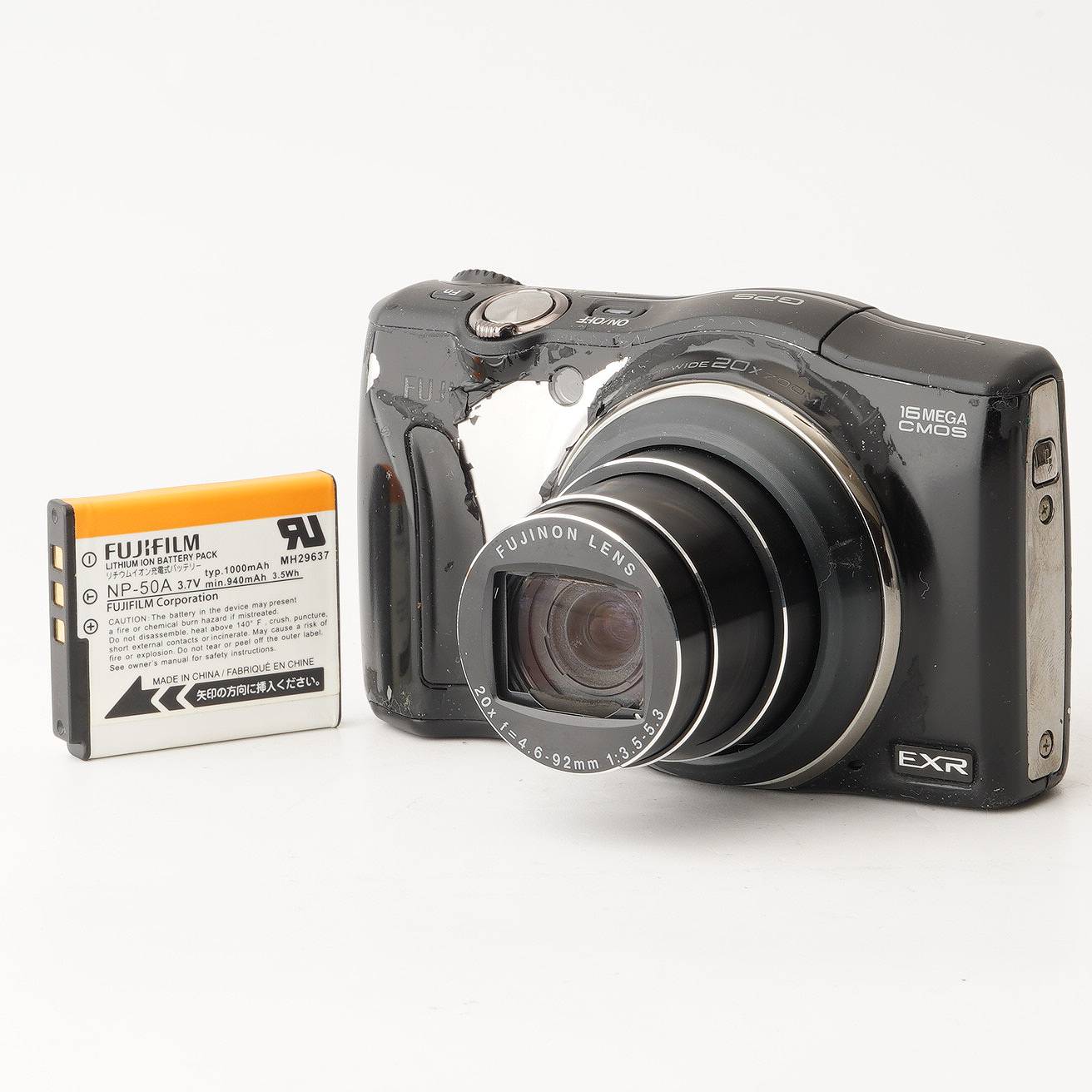 富士フイルム Fujifilm FinePix F770 EXR ブラック 20x ズーム