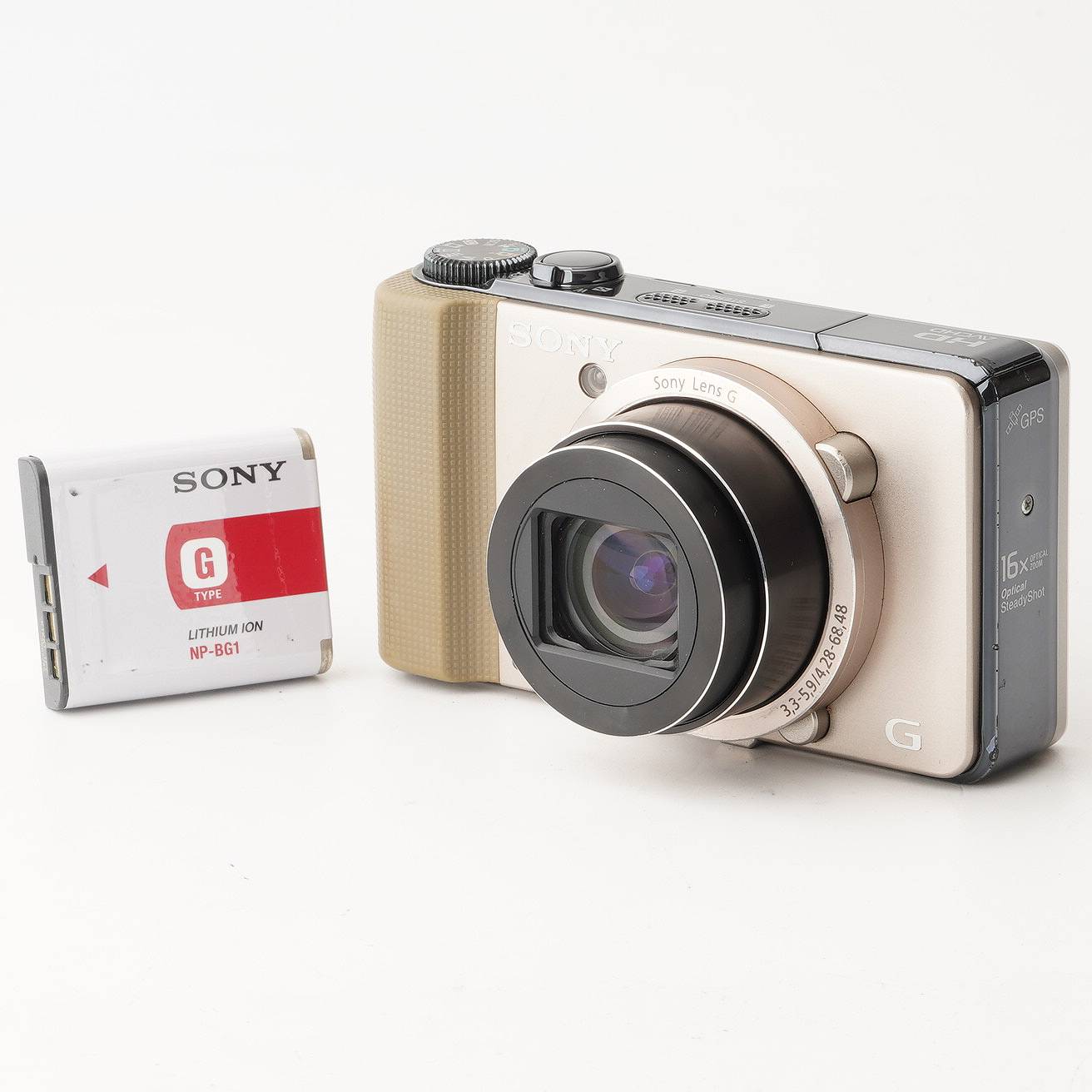 乐天商城 - ソニー Sony サイバーショット Cyber-Shot DSC-HX9V ゴールド 16x 光学ズーム