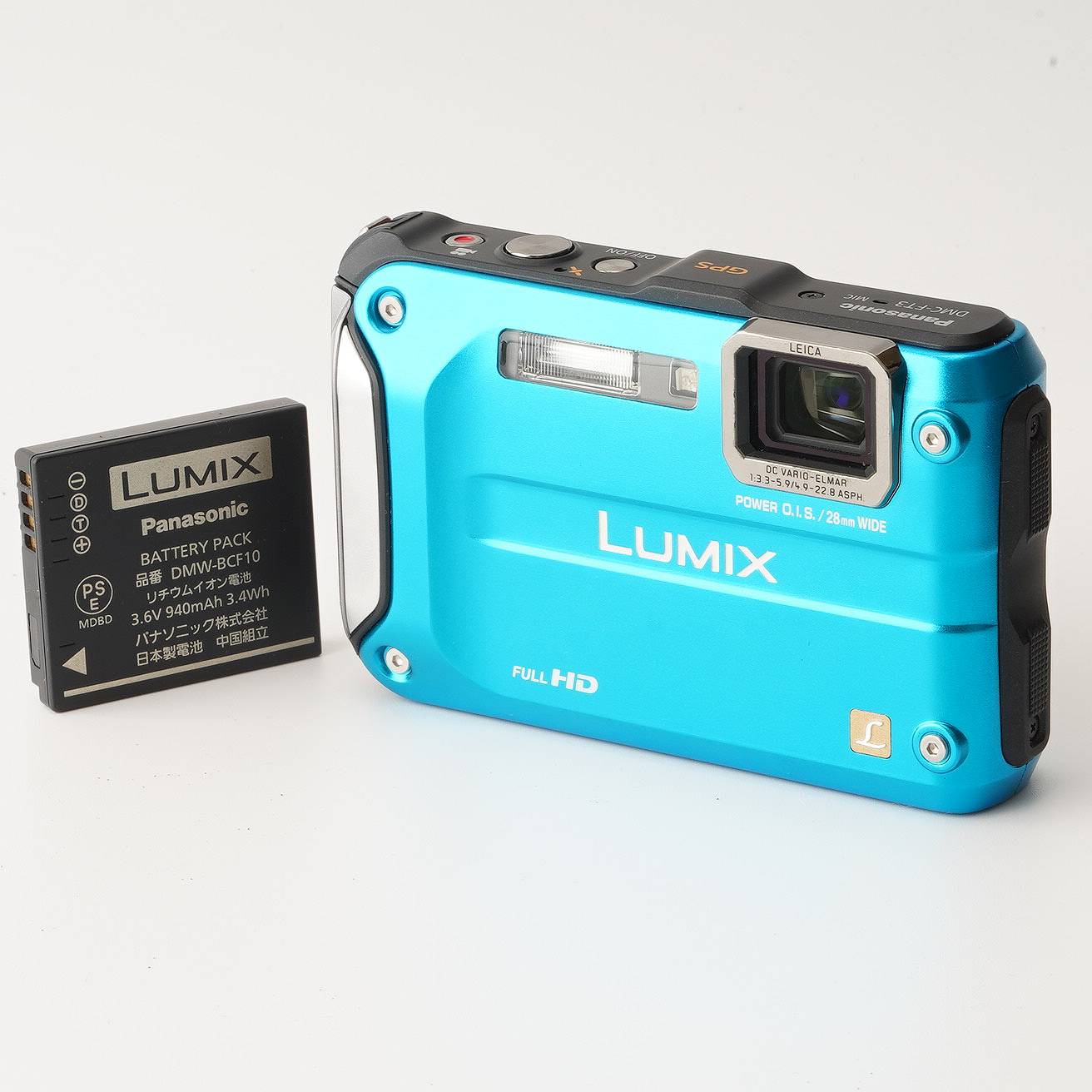 パナソニック Panasonic LUMIX DMC-FT3 スプラッシュブルー コンパクトデジタルカメラ