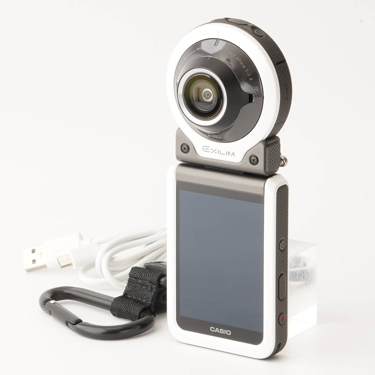 CASIO EX-FR100L デジタルカメラ ホワイト LEDリングライト付き EX-FR100L | LIFE STYLE | デジタルカメラ | CASIO