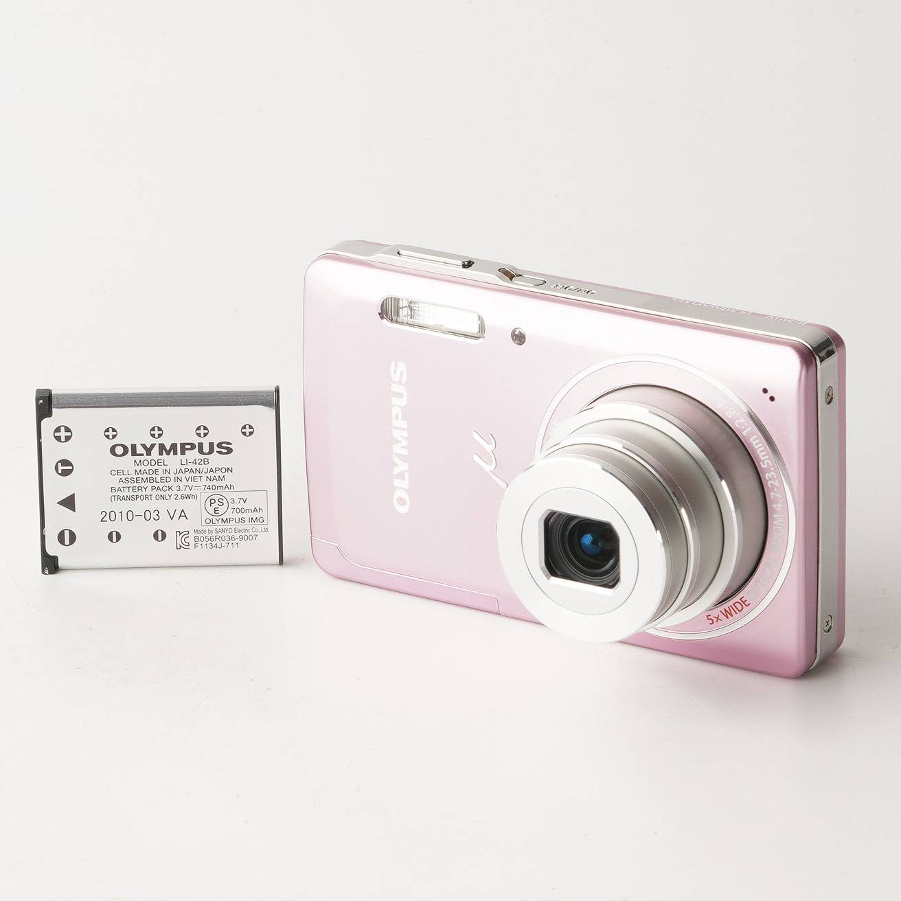Rakuten - オリンパス Olympus μ mju 5010 ピンク 5x 広角 光学ズーム