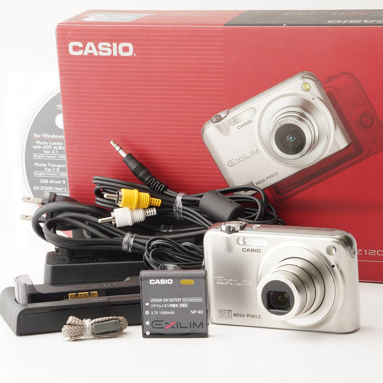 乐天商城 - カシオ Casio EXILIM EX-Z1200 シルバー コンパクトデジタルカメラ