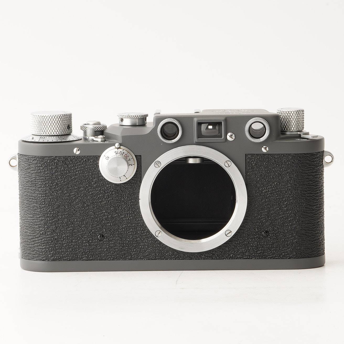 ライカ Leica IIIc 35mm グレー オリーブ リペイント 後塗り レンジファインダーカ...
