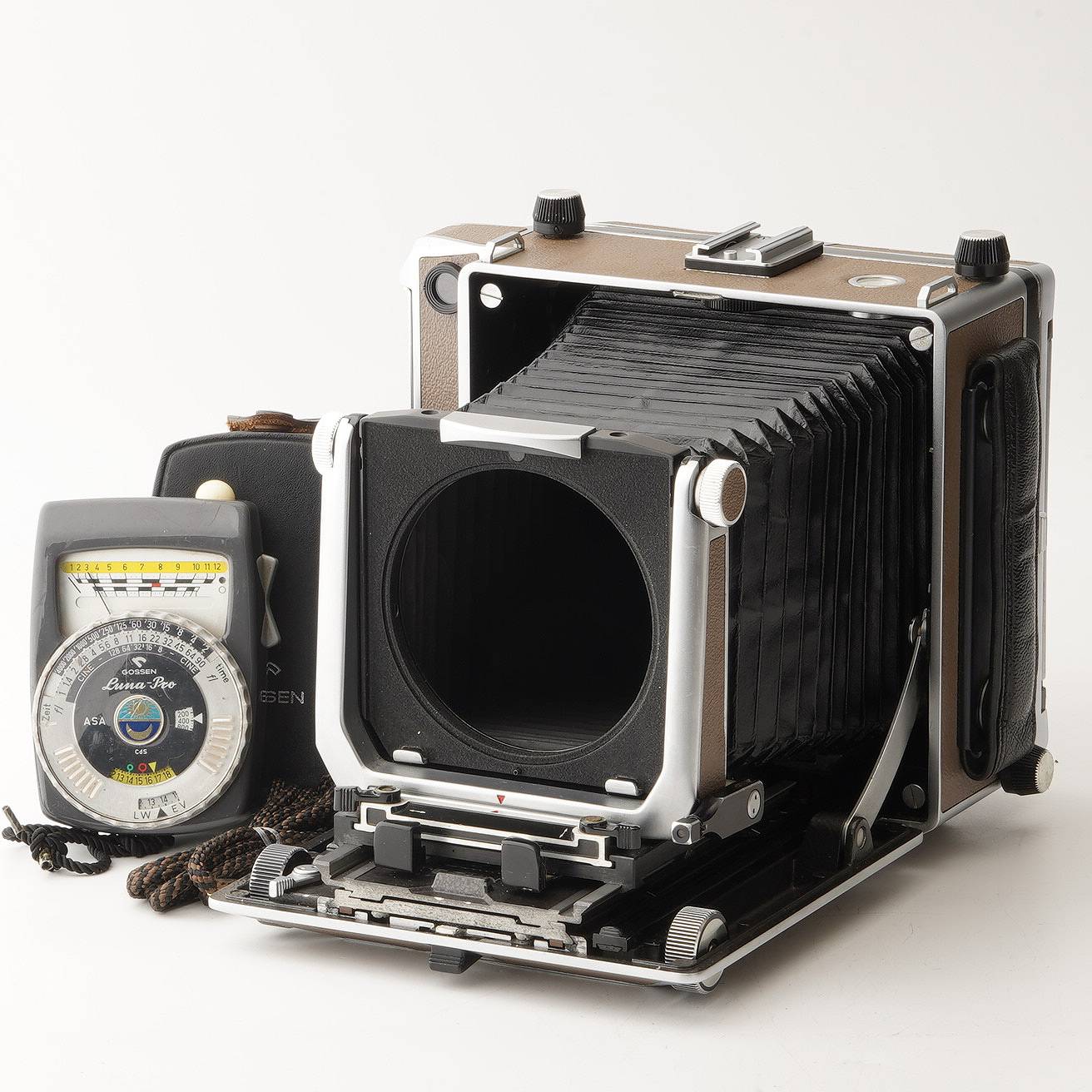 リンホフ Linhof テヒニカ Technika 4x5 大判カメラ / Gossen 露出計 Luna-Pro