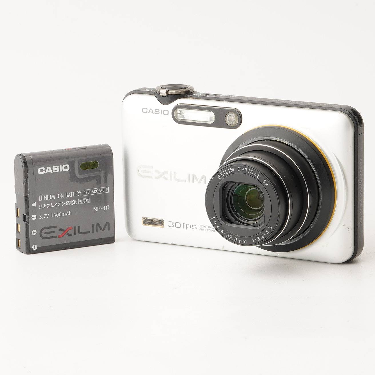 乐天商城 - カシオ Casio EXILIM EX-FC100 ホワイト 5x 光学ズーム