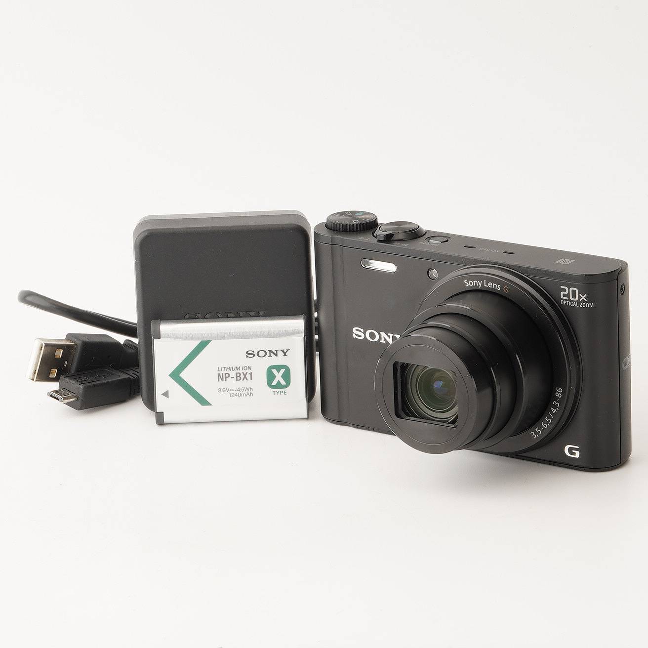 Rakuten - ソニー Sony サイバーショット Cyber-shot DSC-WX350 ブラック 20x 光学ズーム