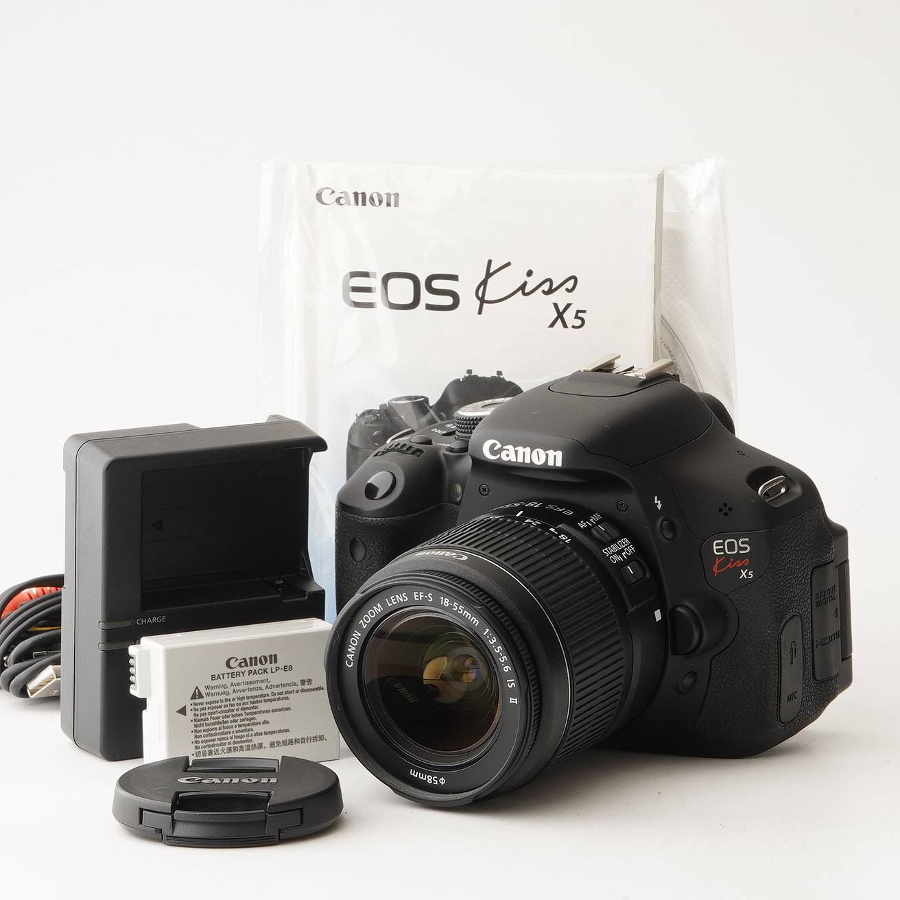 楽天市場】canon eos kiss x5 標準レンズの通販