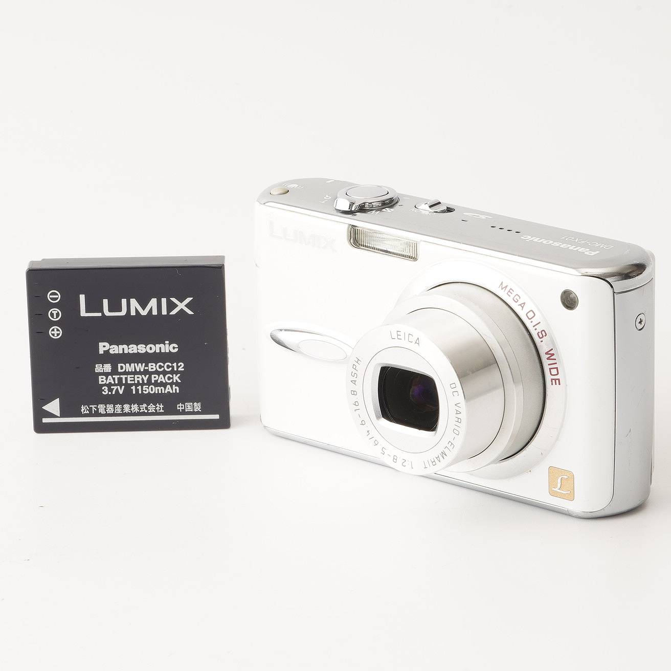 乐天商城 - パナソニック Panasonic LUMIX DMC-FX01 ホワイト
